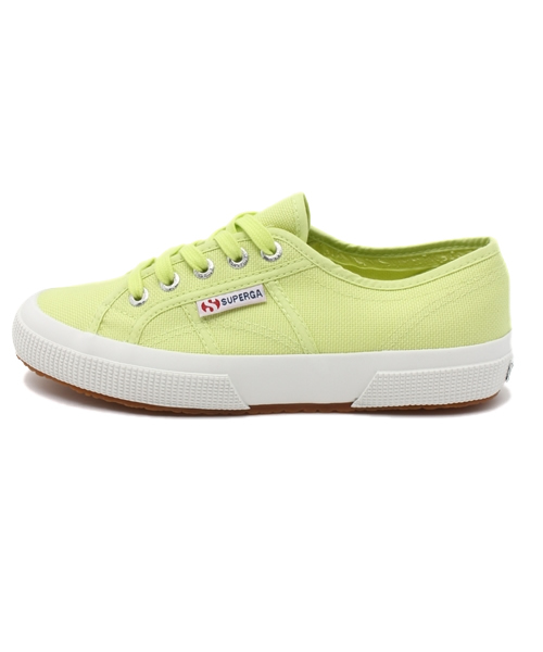 SUPERGA（スペルガ）の「avirex/アヴィレックス/SUPERGA CLASSICｽﾆｰｶｰ/スペルガクラシックスニーカー（スニーカー・レディース・ホワイト/ライム・36/37/38）」の3枚目の写真