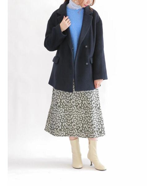 Te chichi（テチチ）の「シャギーテーラードジャケットコート（テーラードジャケット・レディース・ベージュ/ネイビー・ﾌﾘ-）」の19枚目の写真