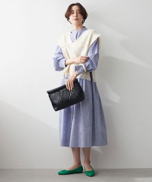 ISSEY MIYAKE ストライプ ニットベスト ISSEY MIYAKE ストライプ ニットベスト(ミニマルストライプ