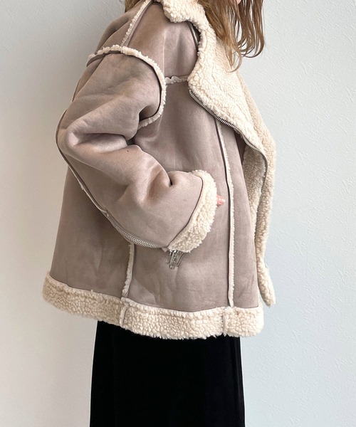 w closet（ダブルクローゼット）の「フェイクムートンライダース