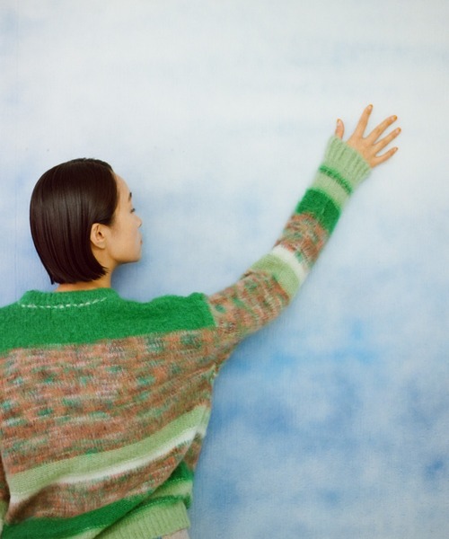 PAMM(パム)の「汽水域のニット(ニット/セーター・レディース・グリーン系その他・FREE)」の8枚目の写真