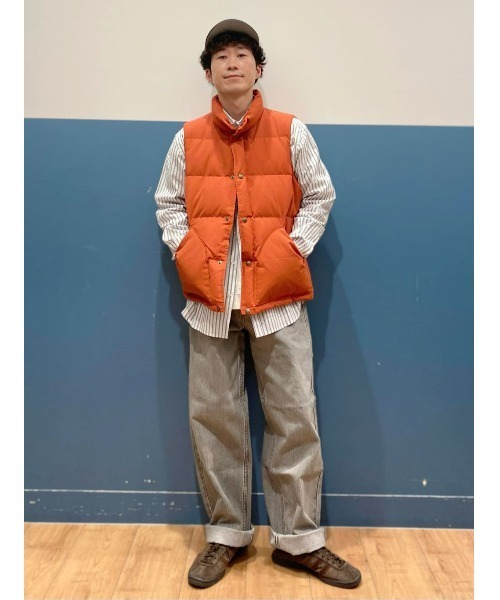 PLUS ONE（プラスワン）の「【PLUS ONE】ブロードストライプシャツ（シャツ/ブラウス・メンズ・ホワイト×ブルー/ネイビー×ホワイト・XL/S/L/M）」の18枚目の写真