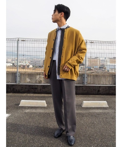 PLUS ONE（プラスワン）の「【PLUS ONE】ブロードストライプシャツ（シャツ/ブラウス・メンズ・ホワイト×ブルー/ネイビー×ホワイト・XL/S/L/M）」の12枚目の写真