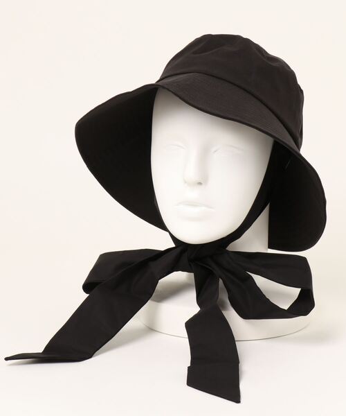 rienda（リエンダ）の「2WAYリボンバケットハット（ハット・レディース・ホワイト/ブラック/マルチ・FREE）」の6枚目の写真