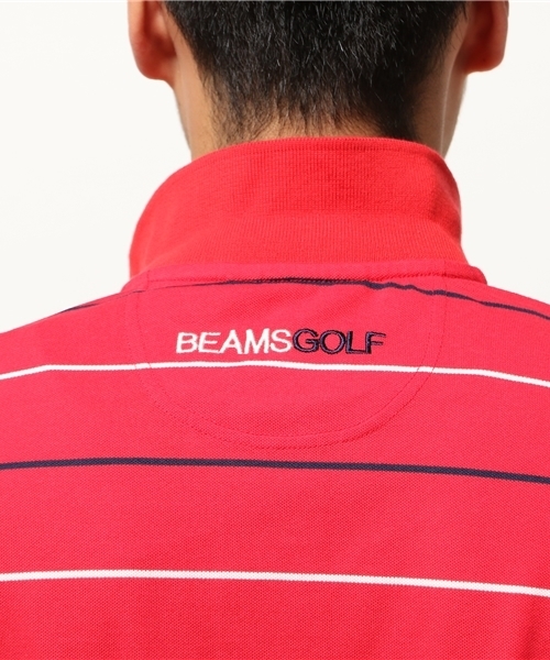 【激安‼️】ビームスゴルフ サンタモニカ　ポロシャツ J6013 美品 ビームスゴルフ サンタモニカ 鹿の子ポロシャツ ホワイト M