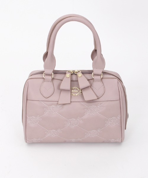 axes femme（アクシーズファム）の「モチーフキルティングボストン（ボストンバッグ・レディース・ブラック/キナリ/ピンク・FREE）」の21枚目の写真