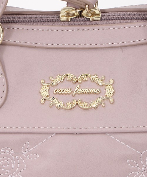 axes femme（アクシーズファム）の「モチーフキルティングボストン（ボストンバッグ・レディース・ブラック/キナリ/ピンク・FREE）」の18枚目の写真