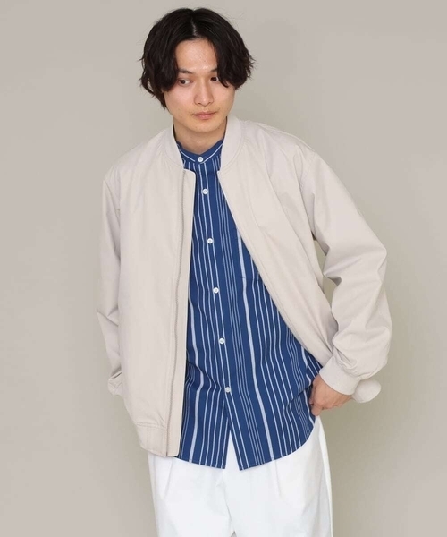 a.v.v（アーヴェヴェ）の「ストレッチリブブルゾン（ブルゾン・メンズ・ベージュ/カーキ・46/48/50）」の16枚目の写真