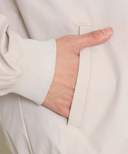 a.v.v（アーヴェヴェ）の「ストレッチリブブルゾン（ブルゾン・メンズ・ベージュ/カーキ・46/48/50）」の8枚目の写真