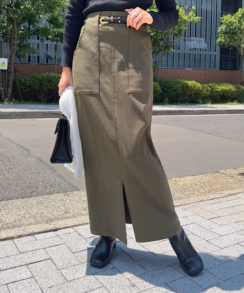 選べるサイズ/丈 ] 走れるストレッチタイトスカート（スカート）｜KOBE