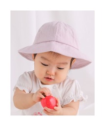 SLAPSLIPBABY/コットン花柄リボン付きハットベビー(44~48cm)
