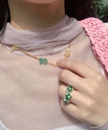 Casselini(キャセリーニ)ハートビジューリング