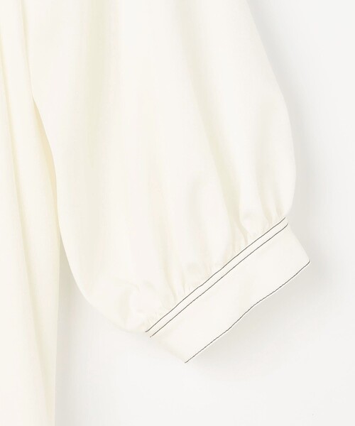 NOLLEY’S（ノーリーズ）の「2WAYデニムライクリボンタイブラウス（シャツ/ブラウス・レディース・オフホワイト/インディゴブルー/ダークネイビー・38）」の10枚目の写真