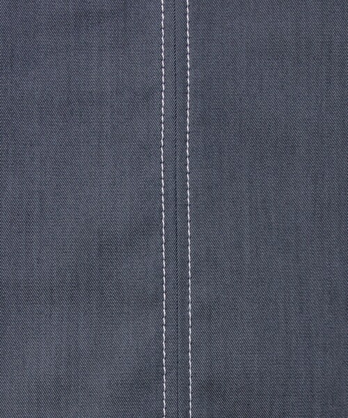 NOLLEY’S（ノーリーズ）の「2WAYデニムライクリボンタイブラウス（シャツ/ブラウス・レディース・オフホワイト/インディゴブルー/ダークネイビー・38）」の4枚目の写真