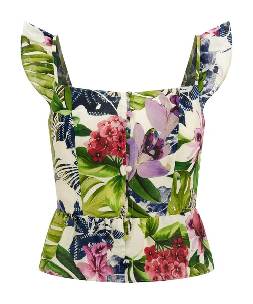 Guess（ゲス）の「Carine Peplum Top（その他トップス・レディース・ブルー系その他/その他・MEDIUM/SMALL/X-SMALL）」の6枚目の写真