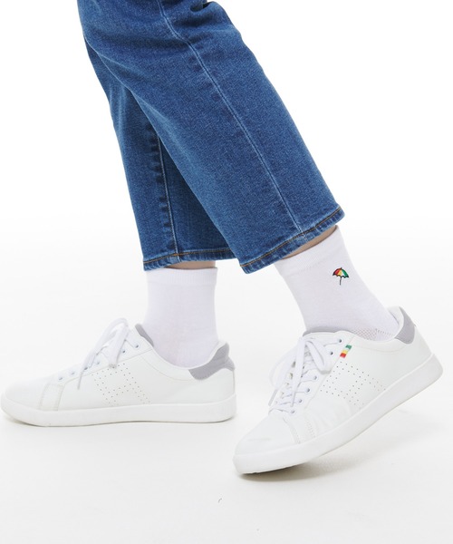 Arnold Palmer(アーノルドパーマー)の「無地 ショートソックス(ソックス/靴下・レディース・イエロー/ホワイト/グリーン/レッド・23-25cm)」の1枚目の写真