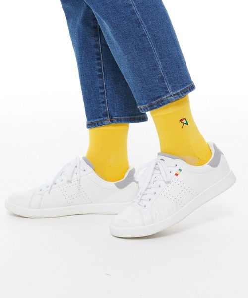 Arnold Palmer(アーノルドパーマー)の「無地 ショートソックス(ソックス/靴下・レディース・イエロー/ホワイト/グリーン/レッド・23-25cm)」の3枚目の写真