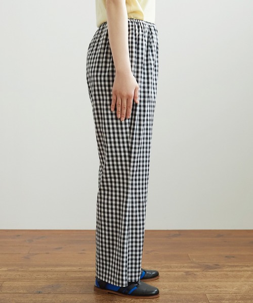 bulle de savon（ビュルデサボン）の「gingham turipパンツ（その他