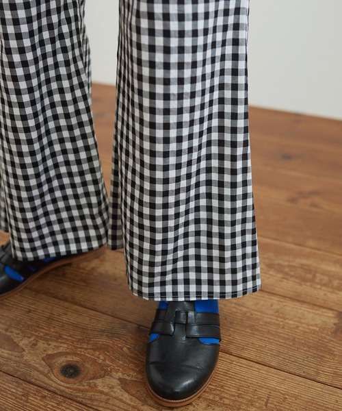bulle de savon（ビュルデサボン）の「gingham turipパンツ（その他