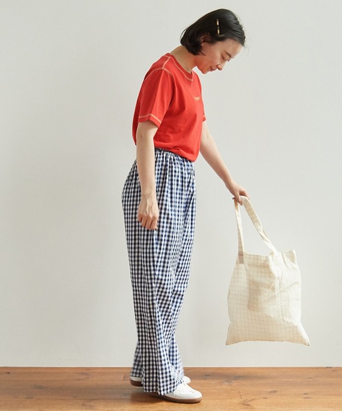 極美品！ビュルデサボン gingham balloon バルーンパンツ フリー 極美