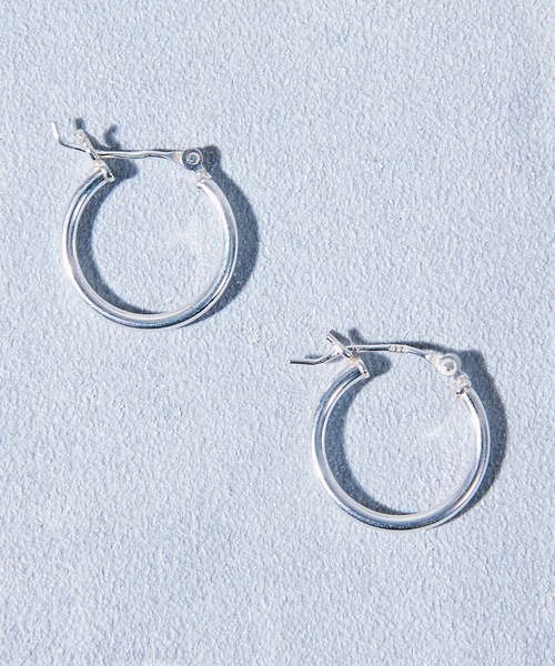 And A（アンドエー）の「And A アンドエー / hoop pierce フープピアス 両耳用 （シルバー925）（ピアス（両耳用）・メンズ・シルバー・15 /18/12）」の4枚目の写真