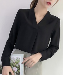 Coo+i | 胸元タックシャツブラウス(シャツ/ブラウス)