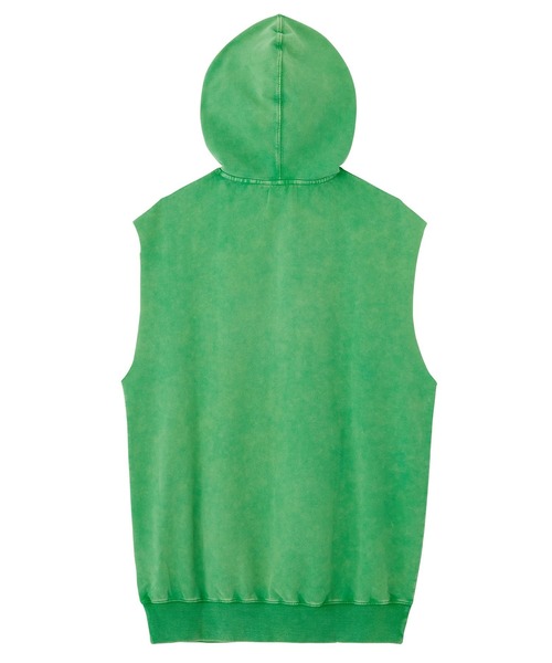 X-girl（エックスガール）の「SLEEVELESS HOODED DRESS（ワンピース・レディース・ブラック/ピンク/グリーン・S/M）」の6枚目の写真