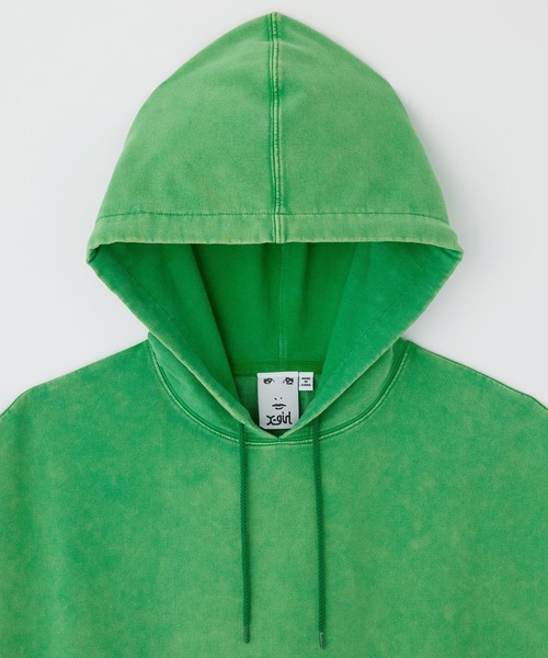 X-girl（エックスガール）の「SLEEVELESS HOODED DRESS（ワンピース・レディース・ブラック/ピンク/グリーン・S/M）」の14枚目の写真