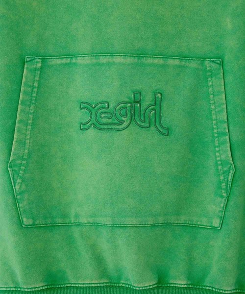 X-girl（エックスガール）の「SLEEVELESS HOODED DRESS（ワンピース・レディース・ブラック/ピンク/グリーン・S/M）」の4枚目の写真