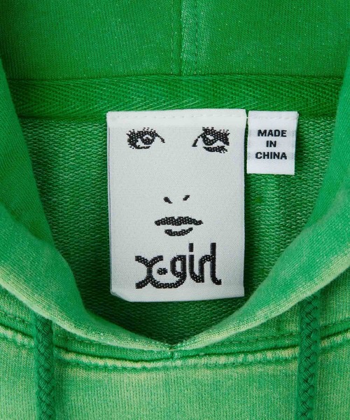 X-girl（エックスガール）の「SLEEVELESS HOODED DRESS（ワンピース・レディース・ブラック/ピンク/グリーン・S/M）」の16枚目の写真