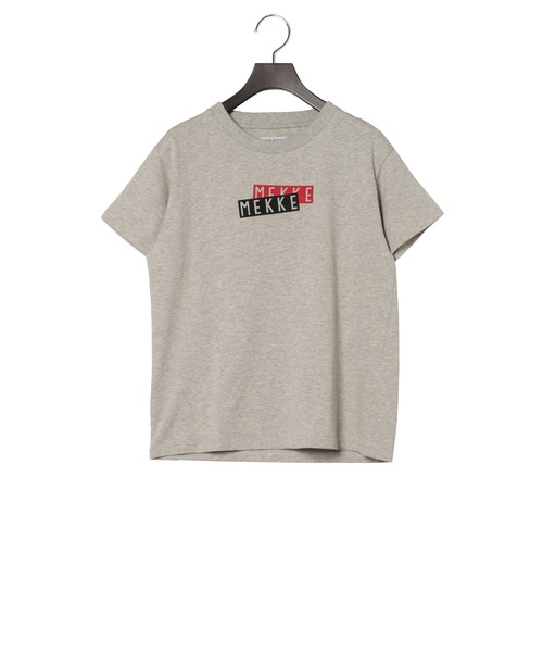 Yucca(ユッカ)の「MEKKEボックスロゴTシャツ(MEKKE 低身長向け)(Tシャツ/カットソー・レディース・杢グレー/ブラック/ホワイト・FREE)」の16枚目の写真