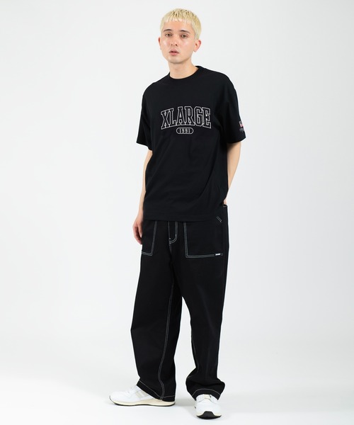 XLARGE(エクストララージ)の「XL BASKETBALL S/S TEE(Tシャツ/カットソー・メンズ・ブラック/ネイビー/ホワイト・XL/M/L/S)」の18枚目の写真