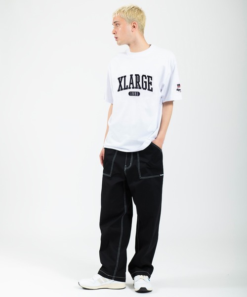 XLARGE(エクストララージ)の「XL BASKETBALL S/S TEE(Tシャツ/カットソー・メンズ・ブラック/ネイビー/ホワイト・XL/M/L/S)」の15枚目の写真