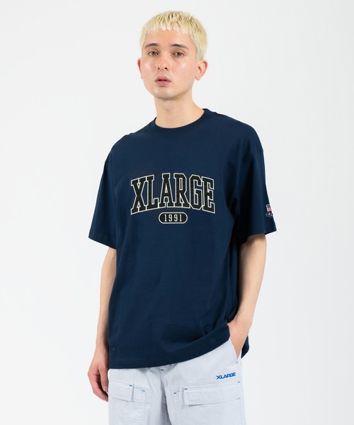 XLARGE(エクストララージ)の「XL BASKETBALL S/S TEE(Tシャツ/カットソー・メンズ・ブラック/ネイビー/ホワイト・XL/M/L/S)」の14枚目の写真