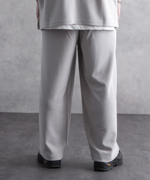 welise(ウェライズ)の「【welise/ウェライズ】welise×itsuki プライムジョーゼット 2タックリラックスワイドスラックス(スラックス・メンズ・ネイビー/ブラック/オフホワイト・S/M/L)」の10枚目の写真