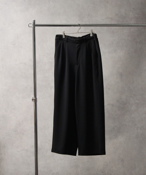 welise(ウェライズ)の「【welise/ウェライズ】welise×itsuki プライムジョーゼット 2タックリラックスワイドスラックス(スラックス・メンズ・ネイビー/ブラック/オフホワイト・S/M/L)」の5枚目の写真