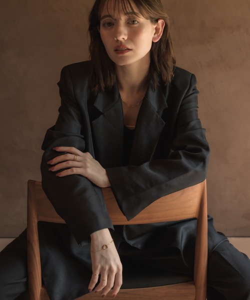 muku(ムク)の「金属アレルギー対応 ニュームーンブレスレット/サージカルステンレス/316L(ブレスレット・レディース・ゴールド・FREE)」の12枚目の写真