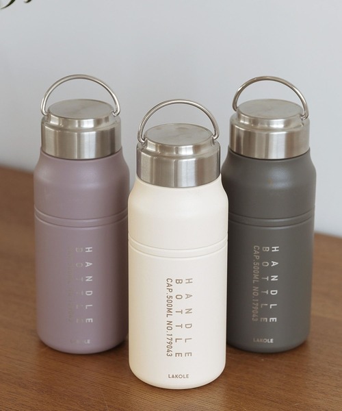 LAKOLE（ラコレ）の「【保温保冷】ハンドル付き真空ボトル / 172305