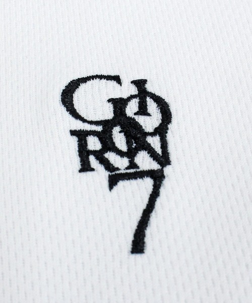 GIORNO SEVEN（ジョルノセブン）の「吸汗速乾ドライメッシュ リブロゴ ゴルフ 上下セットアップ モックネック ハーフパンツ ゴルフウェア メンズ（ゴルフグッズ・メンズ・ホワイト/ネイビー・L/XL/3XL/M/XXL）」の13枚目の写真