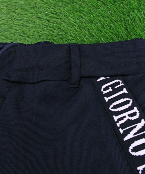 GIORNO SEVEN（ジョルノセブン）の「吸汗速乾ドライメッシュ リブロゴ ゴルフ 上下セットアップ モックネック ハーフパンツ ゴルフウェア メンズ（ゴルフグッズ・メンズ・ホワイト/ネイビー・L/XL/3XL/M/XXL）」の15枚目の写真