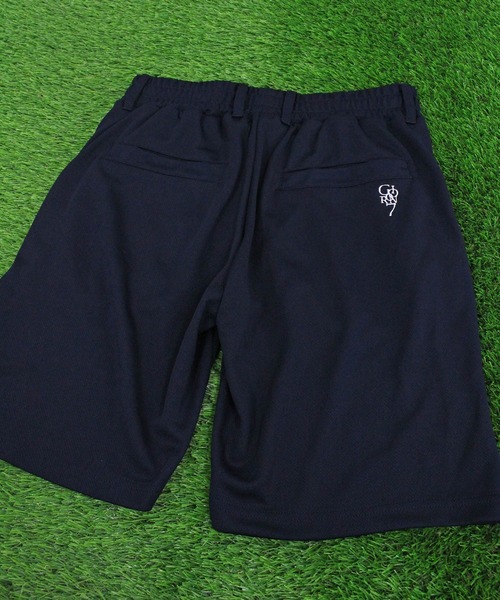 GIORNO SEVEN（ジョルノセブン）の「吸汗速乾ドライメッシュ リブロゴ ゴルフ 上下セットアップ モックネック ハーフパンツ ゴルフウェア メンズ（ゴルフグッズ・メンズ・ホワイト/ネイビー・L/XL/3XL/M/XXL）」の20枚目の写真