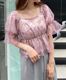 one after another NICE CLAUP | 2way着用/3Dアソートオフショルブラウス(シャツ/ブラウス)