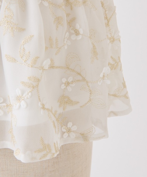 one after another NICE CLAUP（ワンアフターアナザーナイスクラップ）の「2way/3Dアソートオフショルブラウス（シャツ/ブラウス・レディース・ホワイト/ピンク/ネイビー・FREE）」の4枚目の写真