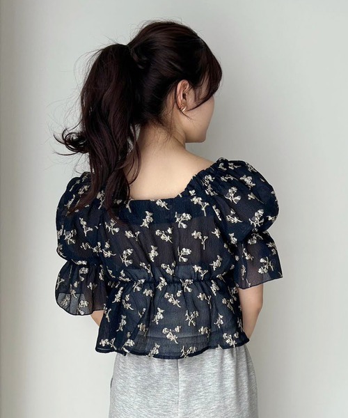 one after another NICE CLAUP（ワンアフターアナザーナイスクラップ）の「2way/3Dアソートオフショルブラウス（シャツ/ブラウス・レディース・ホワイト/ピンク/ネイビー・FREE）」の15枚目の写真