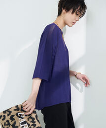 NOLLEY’S | 《手洗い可能》ウォッシャブルペーパーヤーンカノコプルオーバーニット(ニット/セーター)