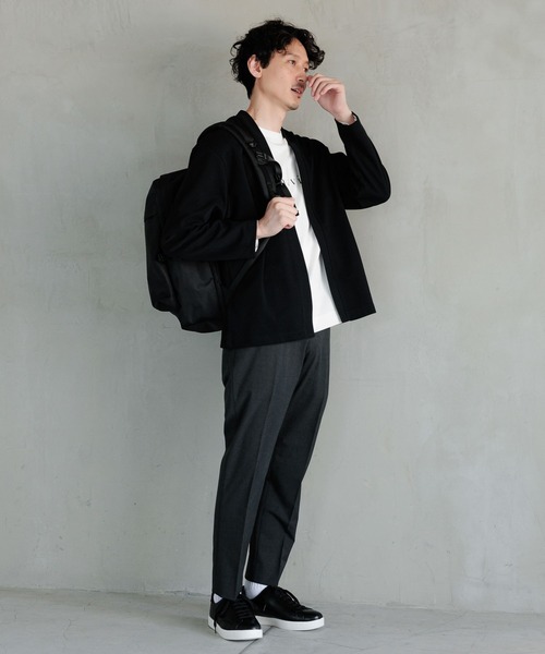 GLOBAL WORK（グローバルワーク）の「アーバンデニムスラックス2/196683（スラックス・メンズ・ネイビー/ダークブルー・X-LARGE/LARGE/SMALL/MEDIUM/X-SMALL/XX-LARGE）」の4枚目の写真