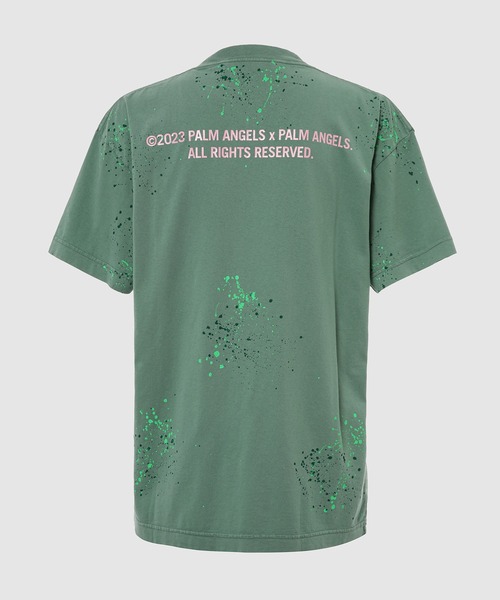 Palm Angels（パームエンジェルス）の「PXP PAINTED CLASSIC TEE（Tシャツ/カットソー・メンズ・グリーン系その他・M/L）」の2枚目の写真