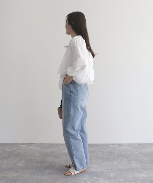 fredy emue(フレディエミュ)の「【fredyemueフレディエミュ】レースボリュームボレロシャツ(シャツ/ブラウス・レディース・ブラック/オフホワイト・38)」の21枚目の写真