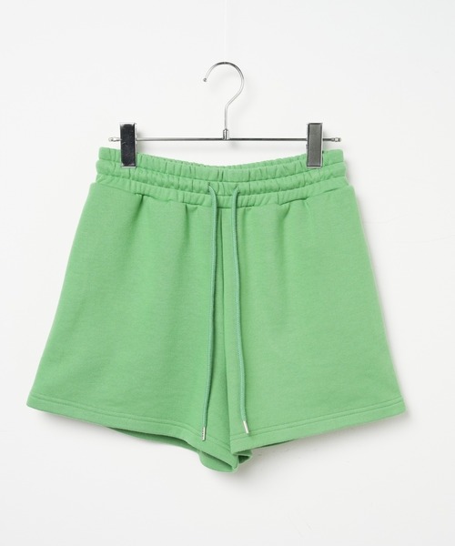 WEGO（ウィゴー）の「WEGO/スウェットイージーショーツ（スウェットパンツ・レディース・ブラック/杢グレー/ホワイト/グリーン・FREE）」の22枚目の写真