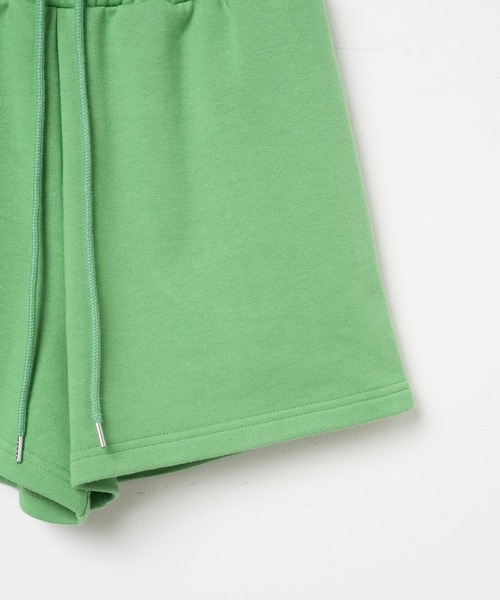 WEGO（ウィゴー）の「WEGO/スウェットイージーショーツ（スウェットパンツ・レディース・ブラック/杢グレー/ホワイト/グリーン・FREE）」の9枚目の写真